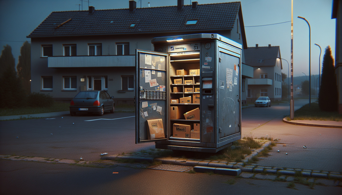 Gewaltsamer Einbruch in Post-Container auf Parkplatz des Bürgerhauses